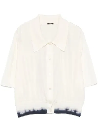 Joseph Ecru Satined Shirt