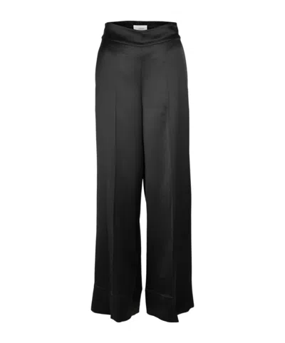 Joseph Elastic Waist Trousers In Black