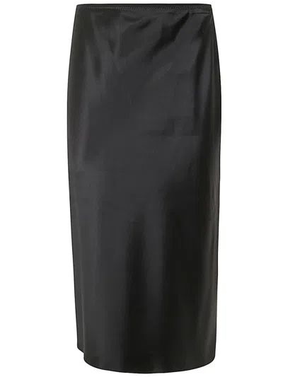 Joseph Elasticated-waist Silk Skirt In Black