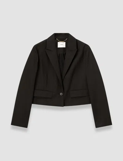 Joseph Elias Cotton Linen Jacket In Black