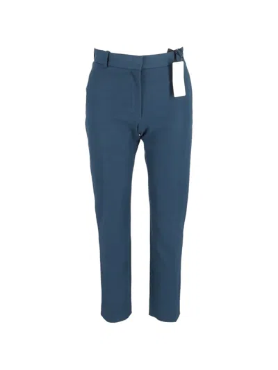 Pre-owned Joseph Eliston Gabardine Trousers In Blue