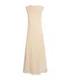 Joseph Embroidered Stripe Maryse Maxi Dress In Neutral
