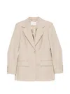 Joseph Fallon Flap-pocket Tailored Jacket In Pink
