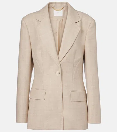 Joseph Fallon Virgin Wool Blazer In Neutral