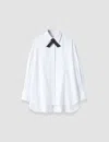 Joseph Ferrus Tuxedo Cotton Shirt In White