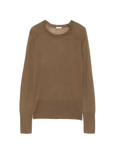 Joseph Fine-knit Sweater In Brown