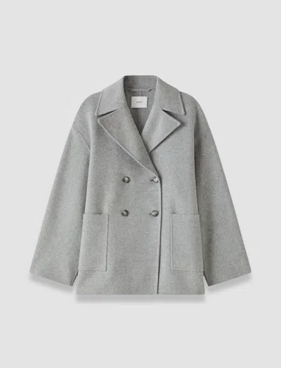 Joseph Flavia Double Face Cashmere Coat In Animal Print