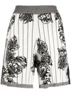 Joseph Jacquard-knit Shorts In White