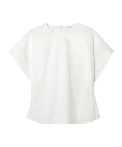 Joseph Foldable Cuff Shirt In White