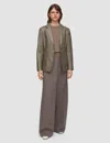 Joseph Forest Wool Voile Trousers In Multi