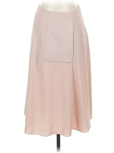 Pre-owned Joseph Formal Skirt In Pink