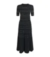 Joseph Fragmented Stripes Dress In Black