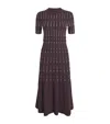 Joseph Fragmented Stripes Dress In Purple