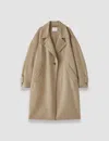 Joseph Franco Double Face Cashmere Coat In White