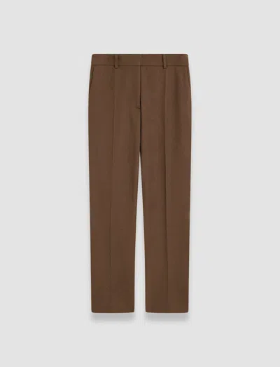 Joseph Gabardine Stretch Coleman Trousers In Arabica