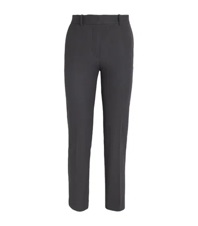 Joseph Gabardine Stretch Coleman Trousers In Grey