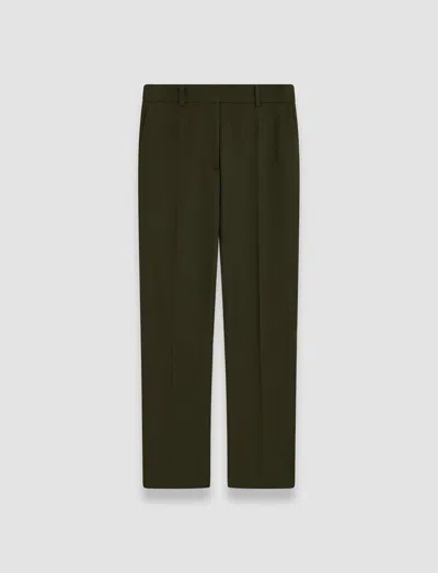Joseph Gabardine Stretch Coleman Trousers In Hass Avocado