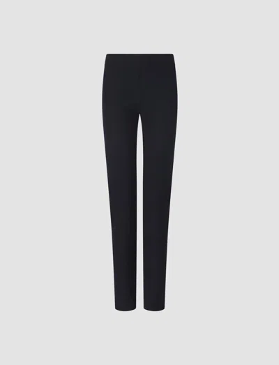 Joseph Gabardine Stretch Leggings In Blue