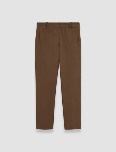 Joseph Gabardine Stretch New Eliston Trousers In Arabica