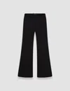Joseph Gabardine Stretch Tafira Trousers In Black