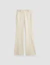 Joseph Gabardine Stretch Tafira Trousers In Oat