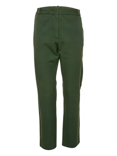 Pre-owned Joseph Gabardine Trousers In Green