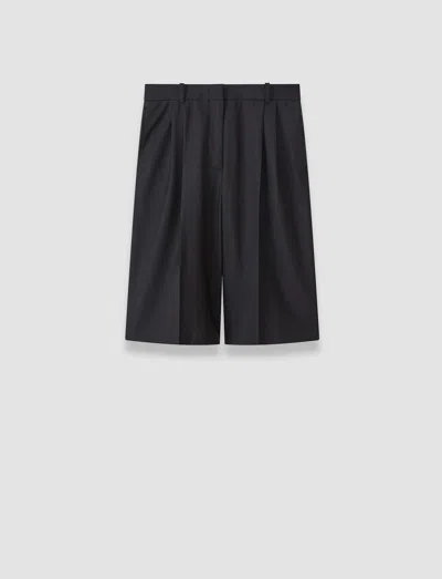Joseph Gabbie Wool Tailoring Long Shorts In Grey