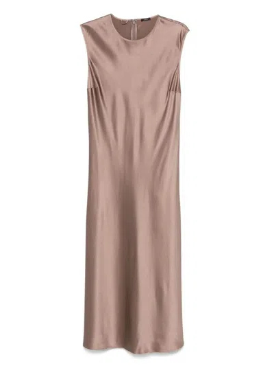 Joseph Garnier Dress Silk Satin By