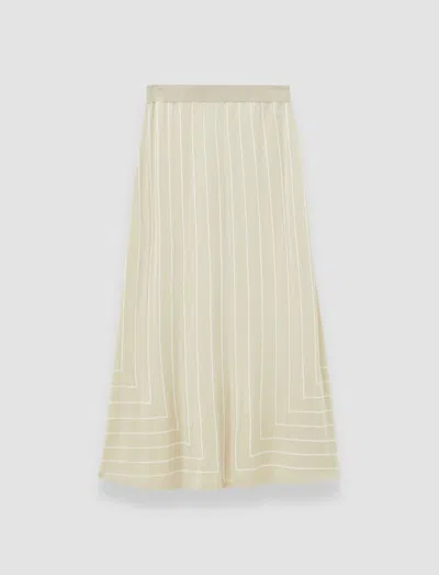 Joseph Geometric Jacquard Silk Blend Skirt