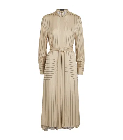 Joseph Geometric Print Orlanda Dress In Neutral