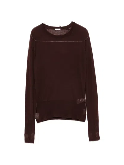 Joseph Geras Cashair Sweater In Red