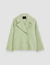 Joseph Gilkes Light Double Face Jacket In Matcha
