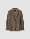 Joseph Glenview Nappa Leather Jacket In Brown
