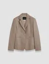 Joseph Glenview Nappa Leather Jacket In Escargot