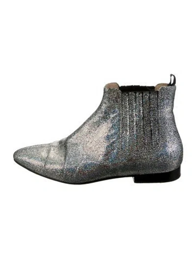 Pre-owned Joseph Glitter Chelsea Boots