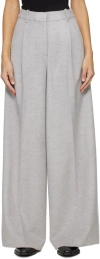 Joseph Watermark Wool Primrose Trousers In 1054 Light Grey Mela