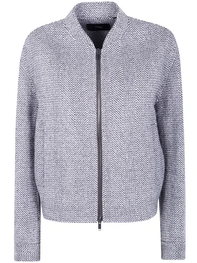 JOSEPH JOSEPH "GUSTAVE" LINEAR DOUBLE FACE COAT