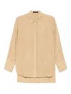 Joseph Habotai Bold Blouse In Neutrals