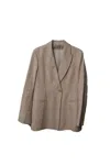 Joseph Hampson Jacket In Light Pink Ramie Cotton In Pink