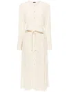 Joseph Helene Midi Dress In Neutrals