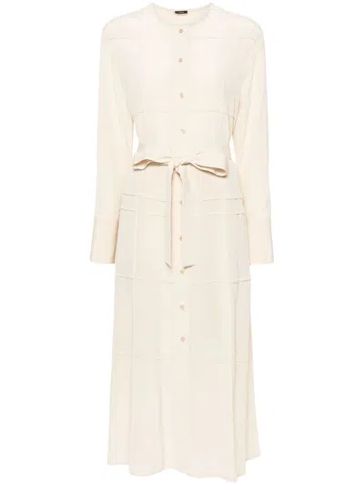 Joseph Helene Midi Dress In Neutrals