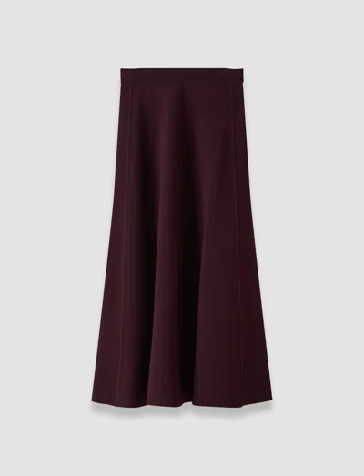Joseph Helius Compact Milano Skirt In Purple
