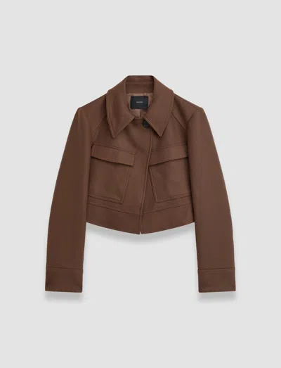 Joseph Heritage Wool Cranbrook Jacket In Arabica