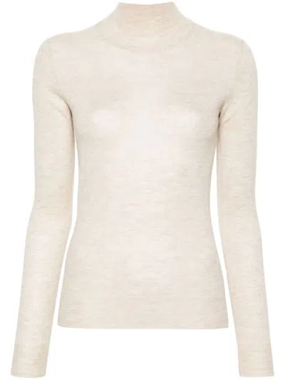 Joseph High-neck Cashmere Knitwear Jumper In Neutral