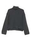 Joseph High Neck Long Sleeves New Cardigan Stitch Rws In Gray