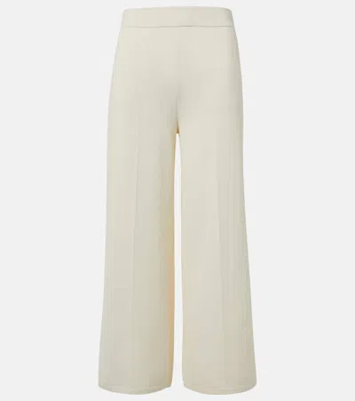 Joseph High-rise Wide-leg Pants In White