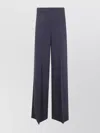 Joseph High Waist Wide Leg Trousers In Blue