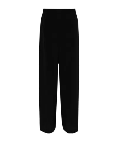 Joseph High-waisted Silk Palazzo Pants In Black