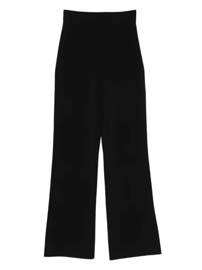 Joseph High-waisted Trousers In Black