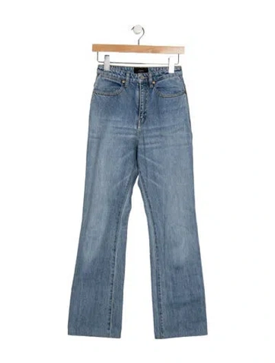 Pre-owned Joseph High-rise Flared Jeans In Blue